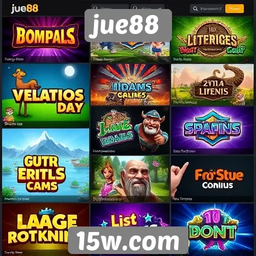 Jogos populares disponíveis na plataforma jue88